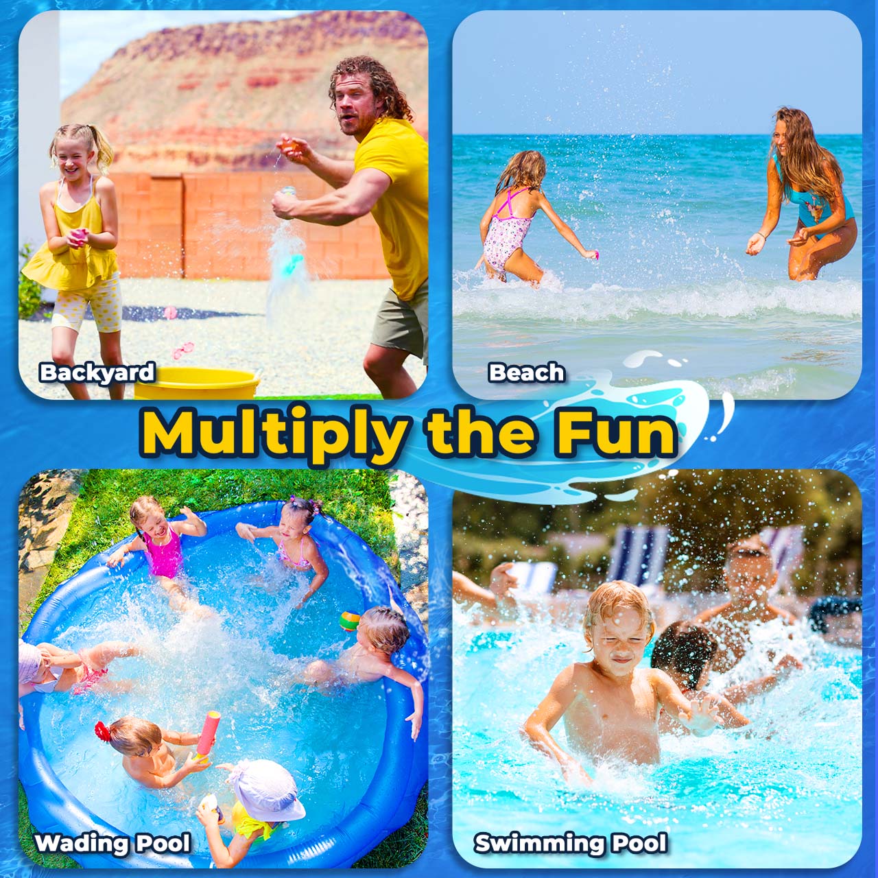 Soppycid® Reusable Water Balloons(Transparent Version)