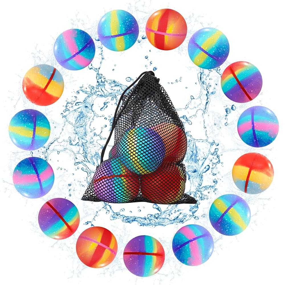 Soppycid® Reusable Water Balloons (Rainbow Version)