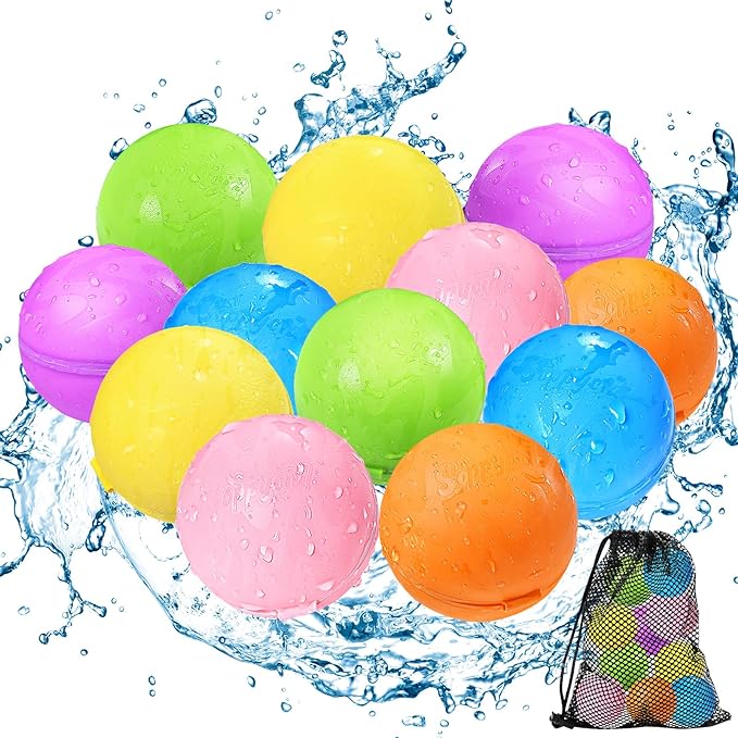 Soppycid Reusable Water Balloons (Colorful Version)