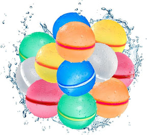 Soppycid Self-Sealing Reusable Water Balloons（Transparent Version)