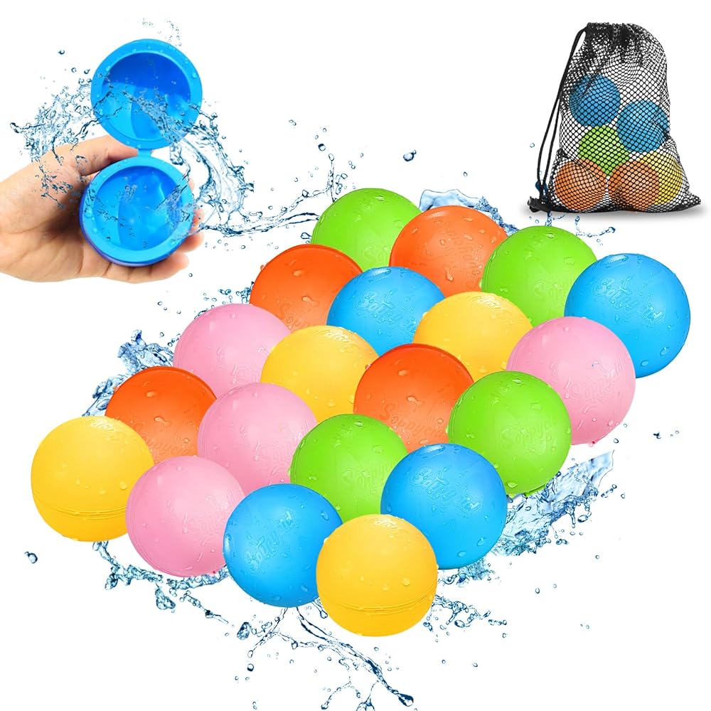 Soppycid Reusable Water Balloons (Colorful Version)