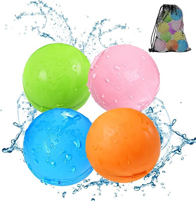 Soppycid Reusable Water Balloons (Colorful Version)