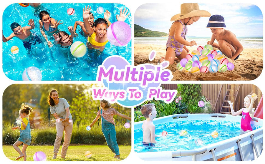 Soppycid Reusable Water Balloons (Glitter Version)