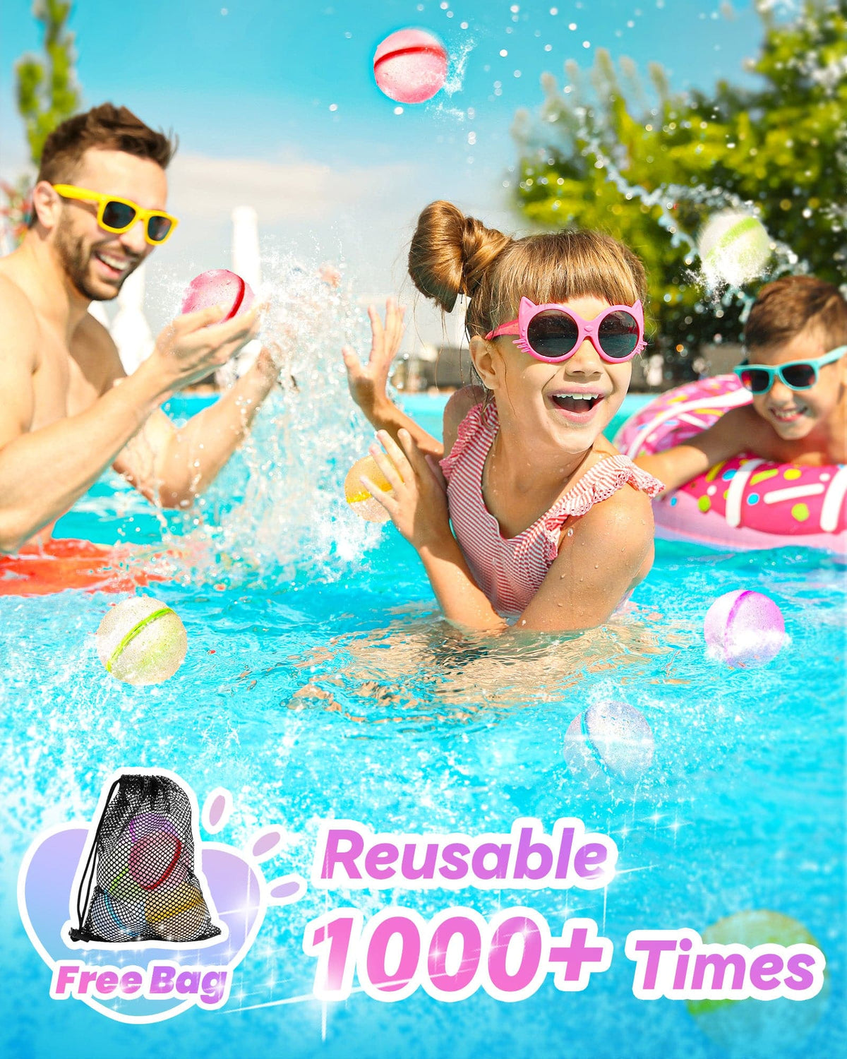 reusable water balloons, water balloons, refill water balloons, magnetic water balloons, water bombs, water fight, summer fun, games with water balloons, water balloons fight, water balloon games for adults, refillable water balloon, how to fill water balloon, balloon party idea, birthday party
