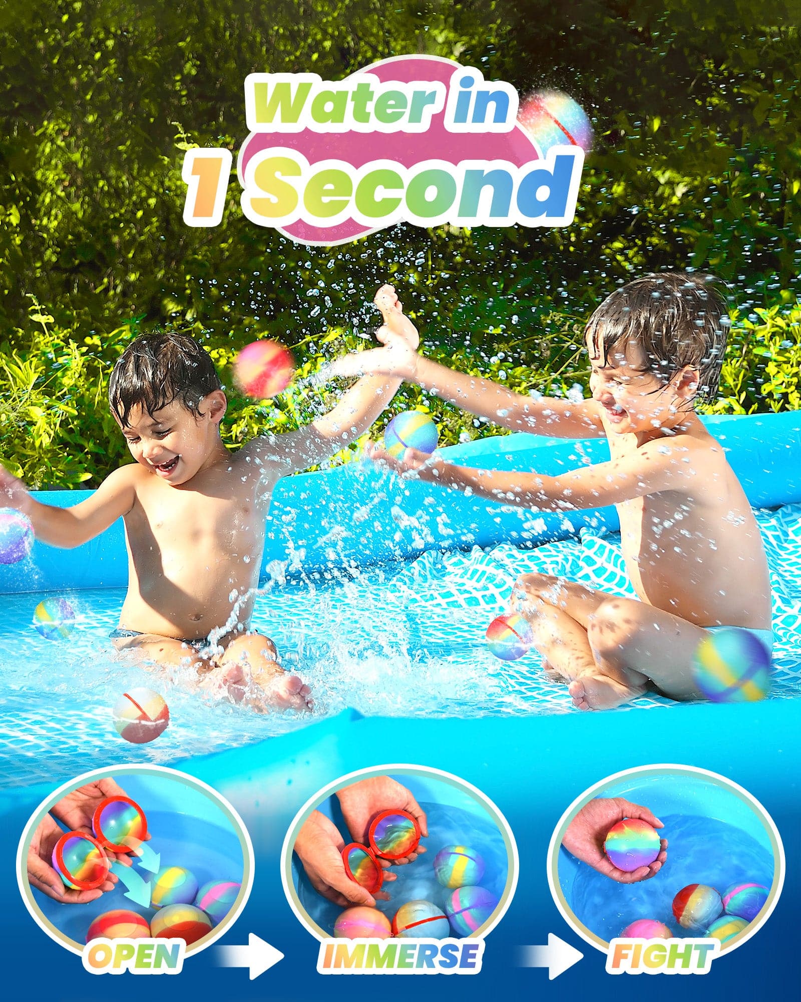 reusable water balloons, water balloons, refill water balloons, magnetic water balloons, water bombs, water fight, summer fun, games with water balloons, water balloons fight, water balloon games for adults, refillable water balloon, how to fill water balloon, balloon party idea, birthday party