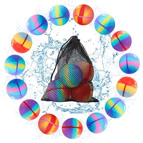 Soppycid Reusable Water Balloons (Rainbow Version）