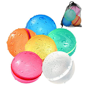 Soppycid Self-Sealing Reusable Water Balloons（Transparent Version)