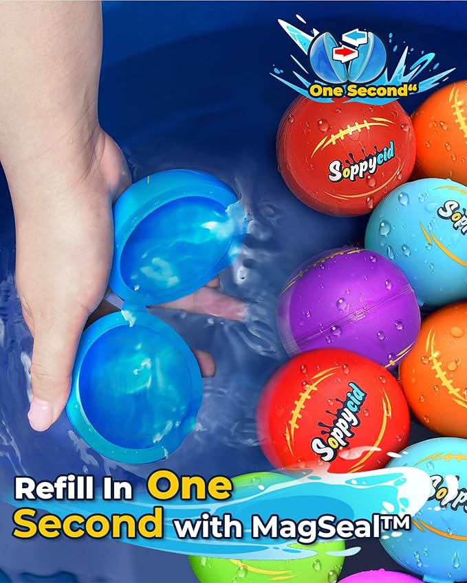 Soppycid Reusable Water Balloons (Sporty Version)