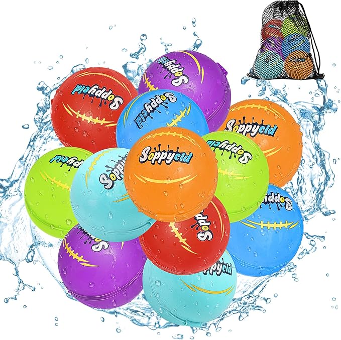 Soppycid Reusable Water Balloons (Sporty Version)