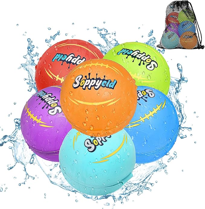 Soppycid Reusable Water Balloons (Sporty Version)